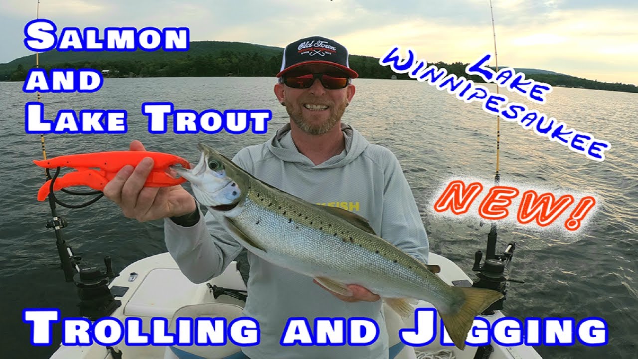 Fishing for Salmon and Lake Trout on Lake Winnipesaukee
