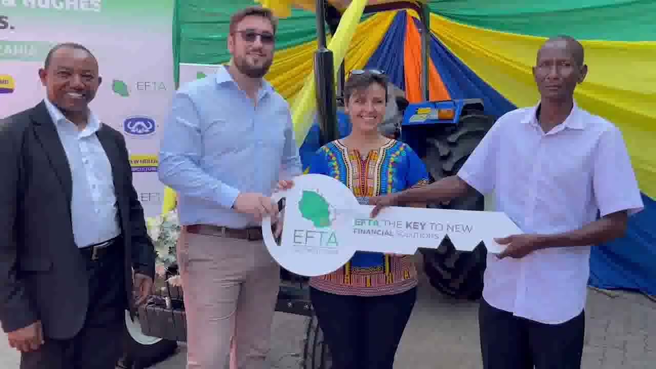 EFTA KUKOPESHA WAKULIMA TREKTA ZA NEW HOLLAND (AZAM TV)