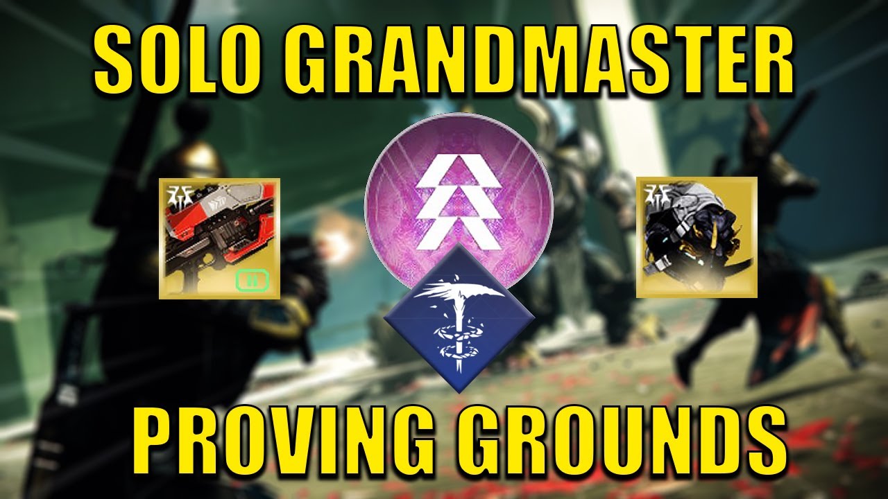 Solo Proving Grounds Grandmaster Nightfall - Prismatic Hunter (Platinum, 27:17) [Destiny 2]