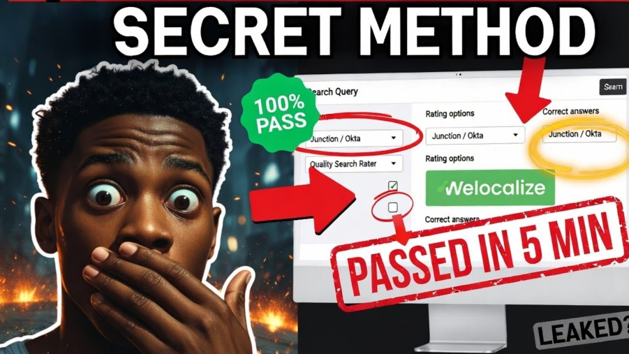 Want To Pass Welocalize Okta & Junction? Quality Search Rater Exam? Here&rsquo;s How I did it in 5Mins