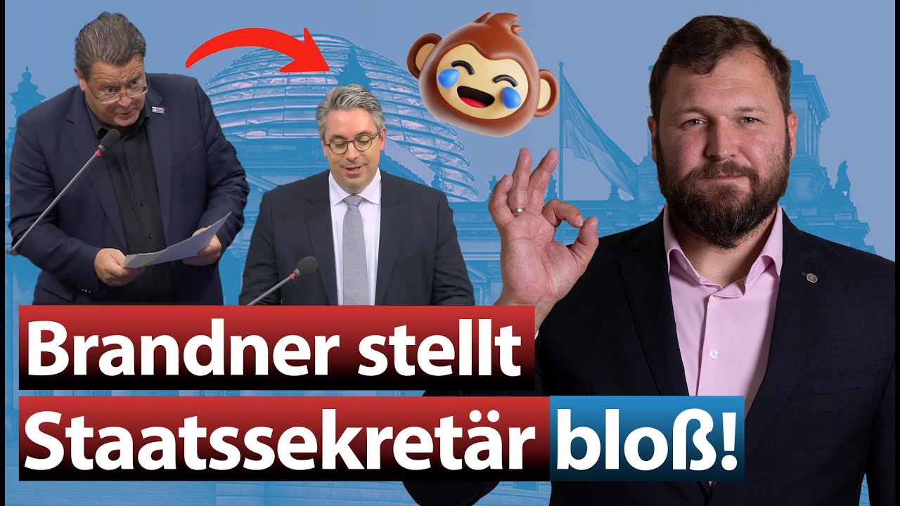 Stephan Brandner zerlegt Parlamentarischen Staatssekretär