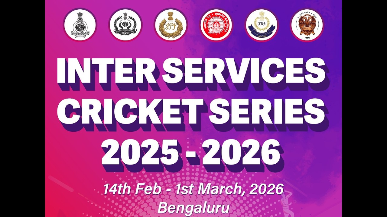 LIVE | Inter Services Cricket Series 2025-2026 | KSCA 3 Ovels Alur Ground 2