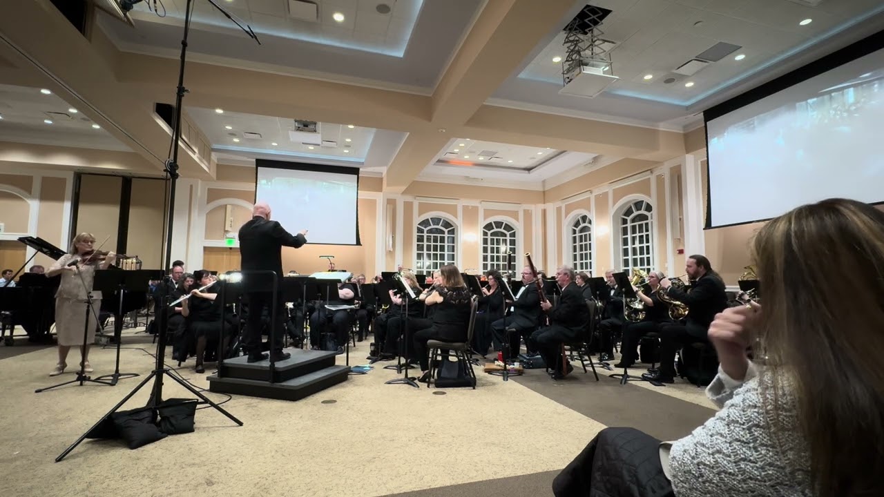 Northwinds Symphonic Band- Theme from Schindlers List- solo-Linda Williams,  Violin