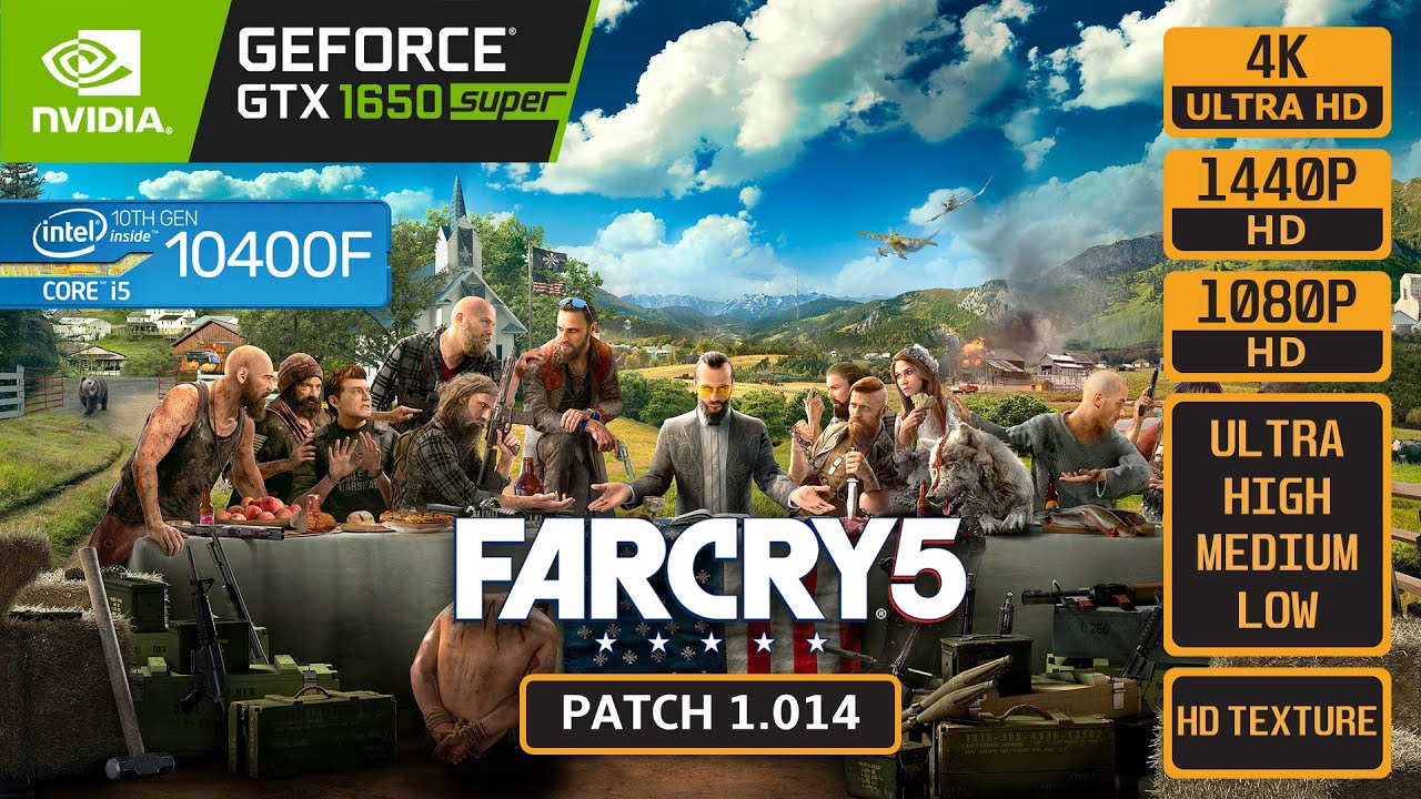 FAR CRY 5 - GTX 1650 SUPER - i5 10400F
