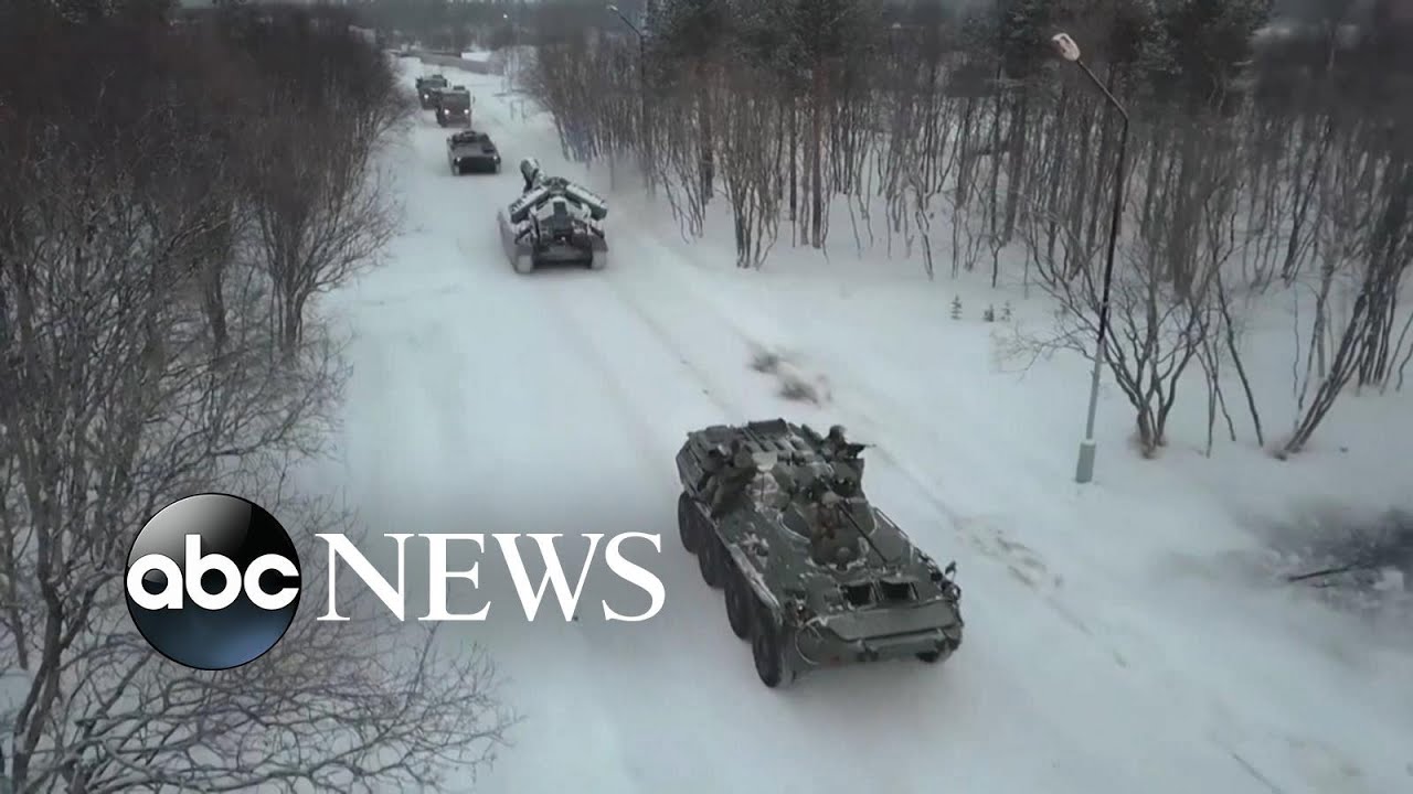 More than 10,000 Russian troops gathered at Ukraine border