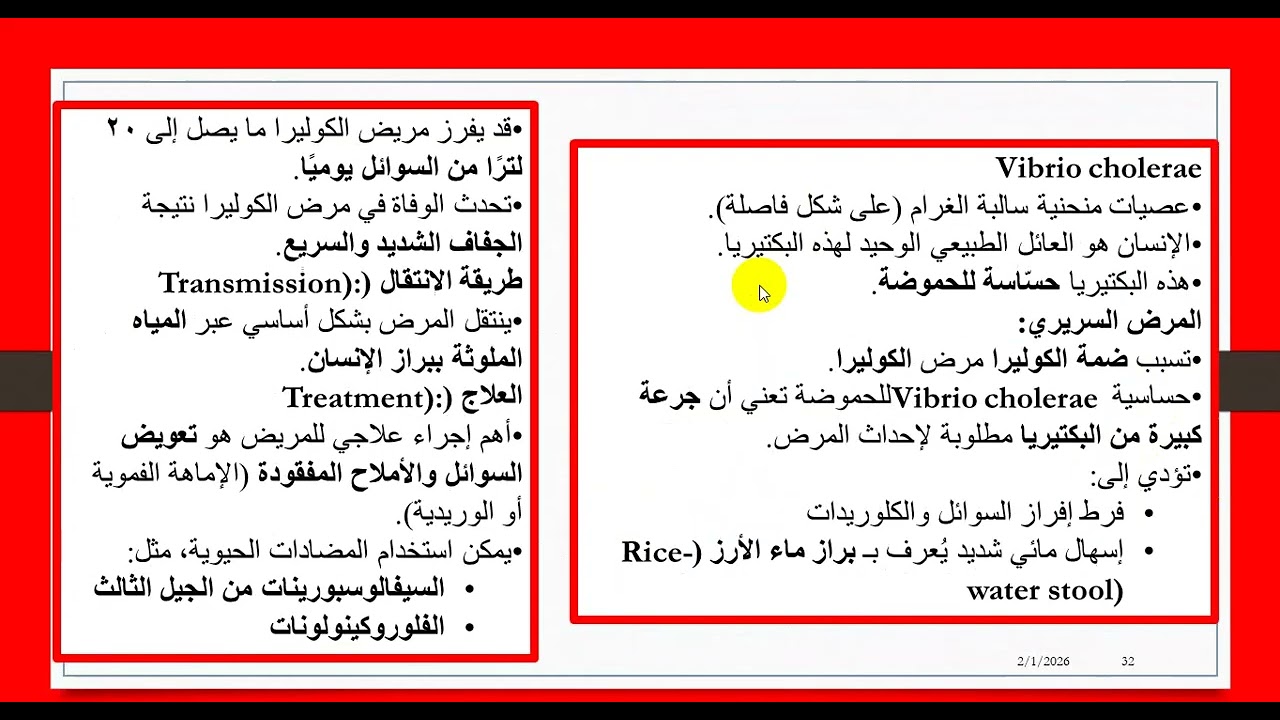 Bacteria of medical importance part 4 الكلية الجامعية - أحياء دقيقة
