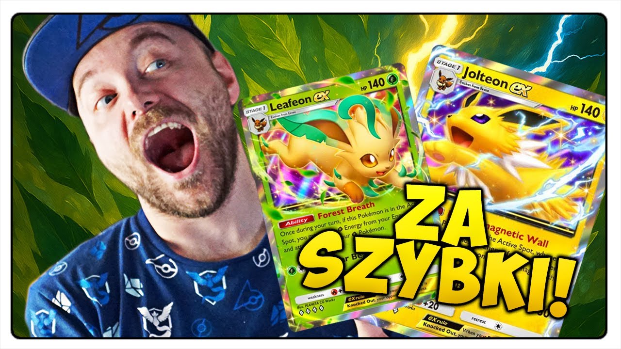 NOWE Leafeon ex & Jolteon ex są OP?! | Pokemon Pocket Mega Rising Deck