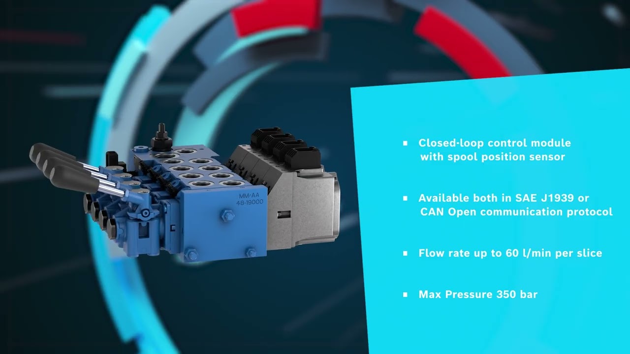 [EN] Bosch Rexroth: EDG-OBE Compact Directional Valve for Precise Digital Control in Mobile Machines