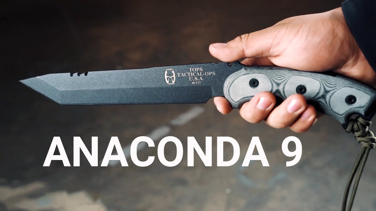 TOPS Anaconda 9 Tanto Point, SURVIVAL TOOL EXTRAORDINAIRE...