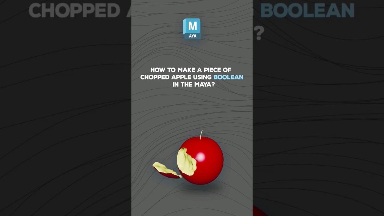 how use slice operation of boolean in the Maya? 