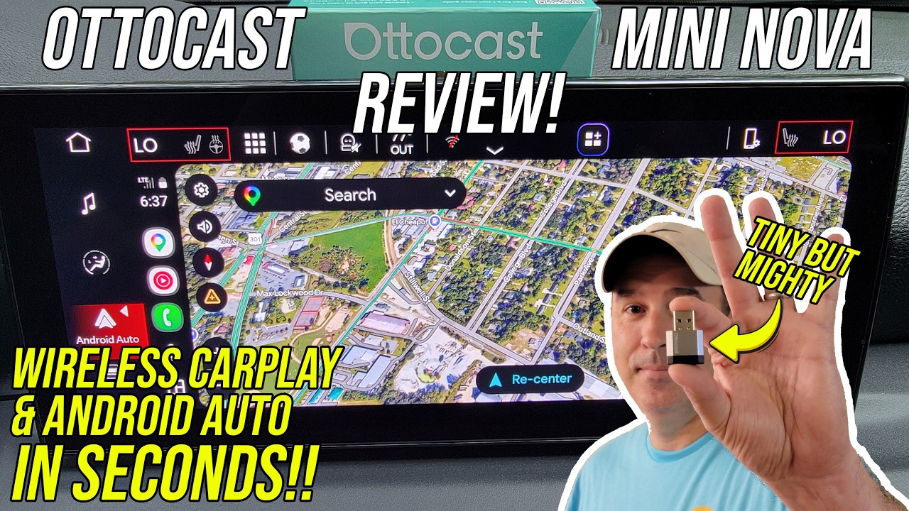 Беспроводной адаптер CarPlay и Android Auto для вашего автомобиля &mdash; обзор Ottocast Mini Nova