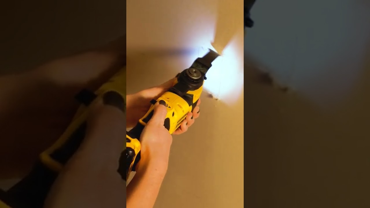 new DCS353 oscillating tool #dewalt #drywall #powertools #shorts