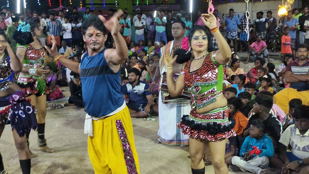 Karakattam Intro Dance|| நெல்லை மகா தங்கராஜ் கரகாட்டம் ||  சமுகை தெற்கூரான் கல்கோட்டை திருவிழா