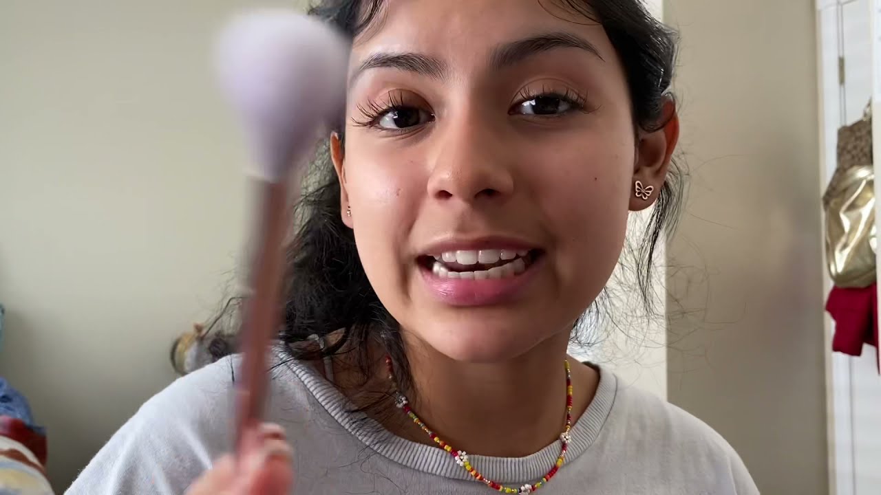 ASMR Visuals [makeup brush] Upclose whisper🌸