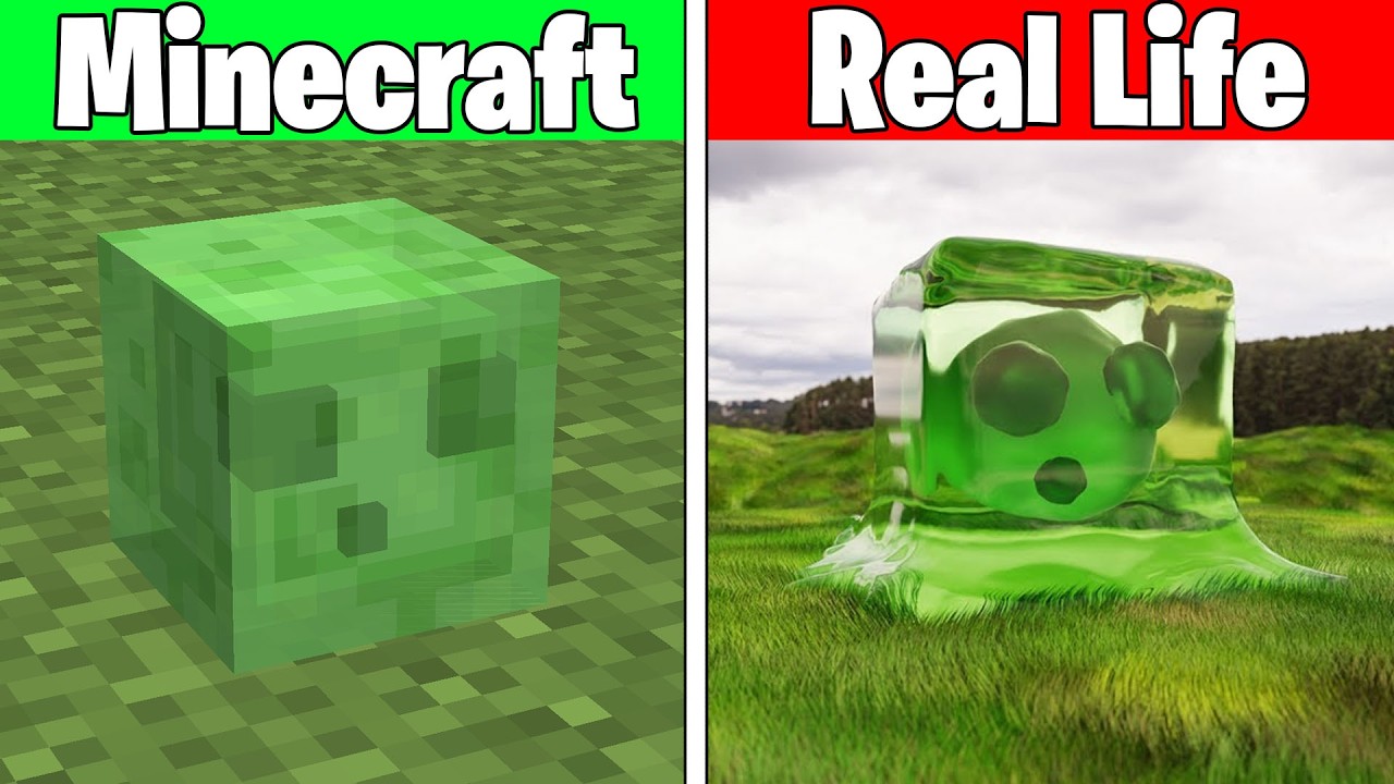 Realistic Slime in Minecraft - BIG Compilation