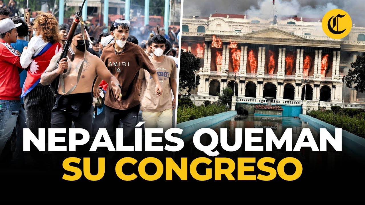 Protestas en Nepal: j&oacute;venes incendian el parlamento y sedes del gobierno | El Comercio