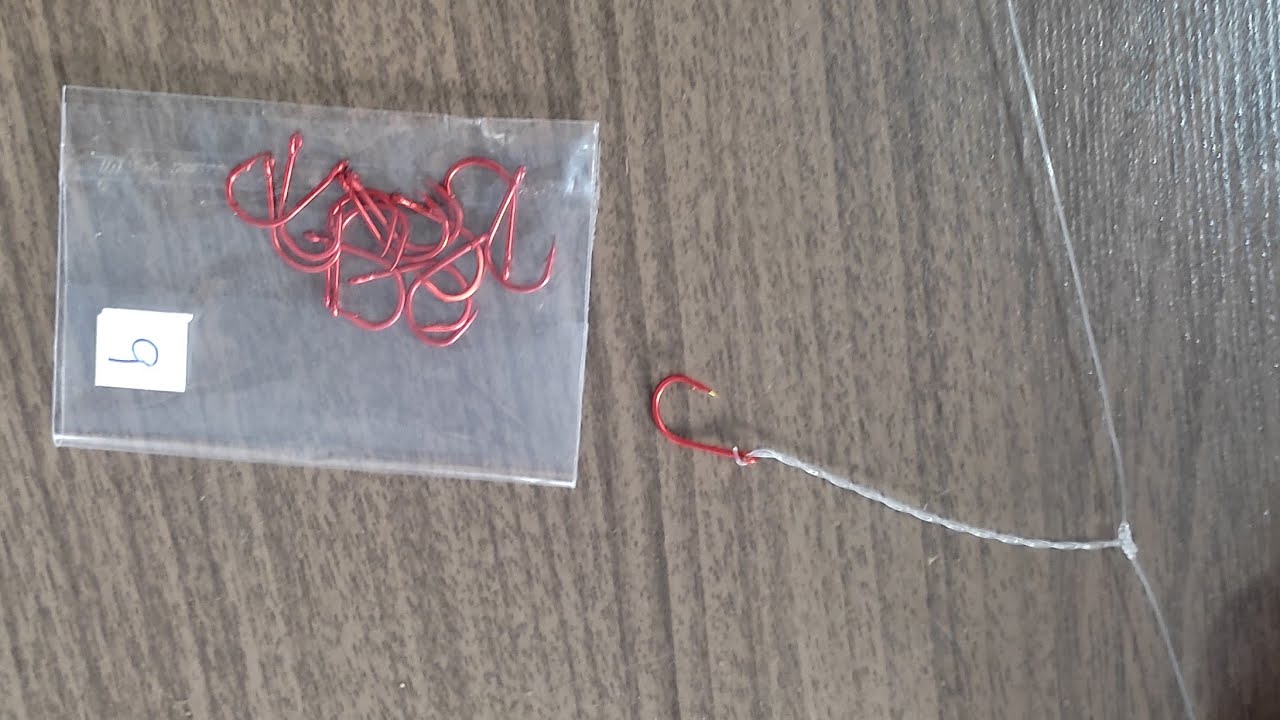 Pesque com esse ANZOL VERMELHO e pegue muitas tainhas.