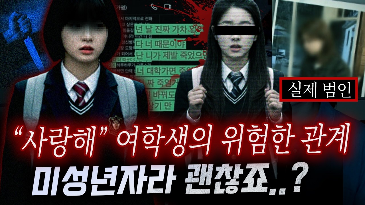 판사가 오죽하면 여학생에게 15년형을 내렸을까..대전 여학생 절교 살인사건 | 디바제시카 인기영상