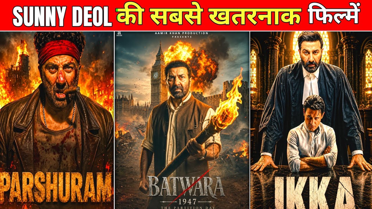 Sunny Deol's MASSIVE Upcoming Movies Lineup (2026-2027) 🔥 | Gadar 3, Ramayana, Bantwara 1947
