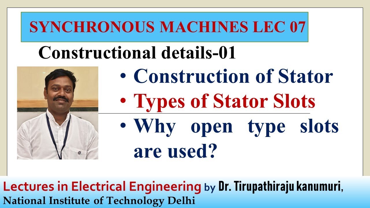 SM07 Construction of Stator