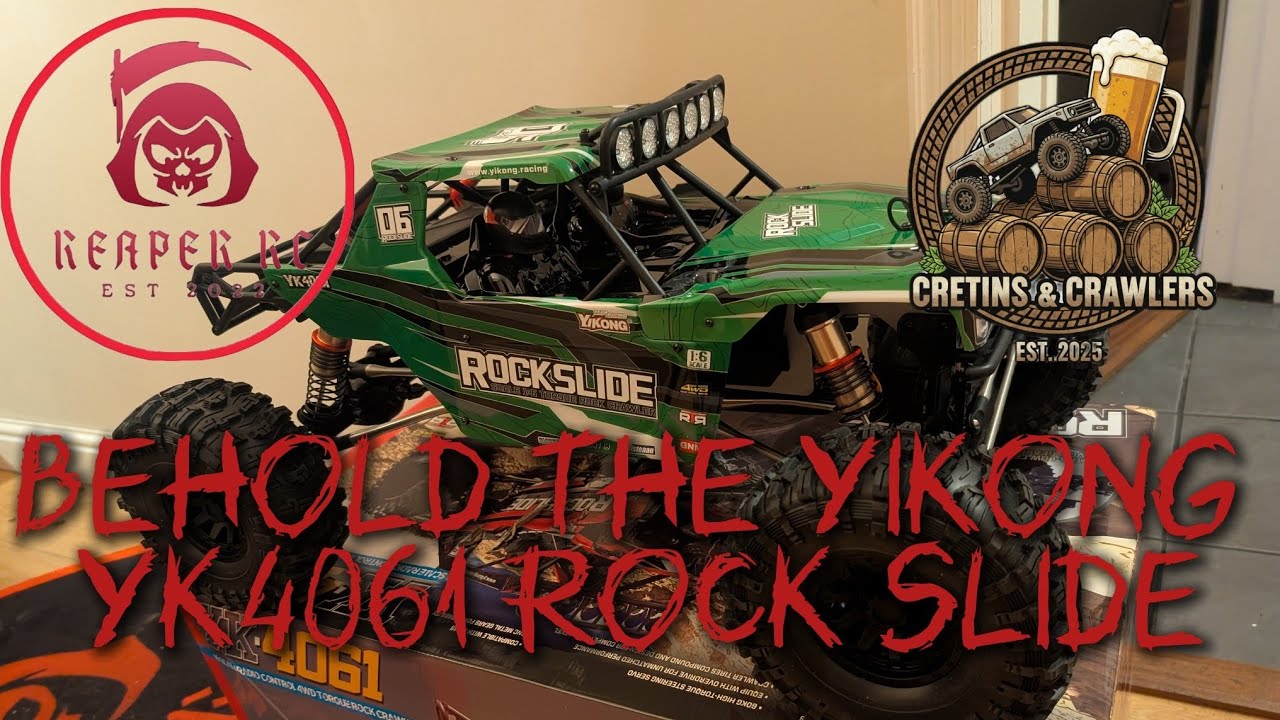 Unboxing of sorts and overview of the Yikong YK4061 Rock Slide