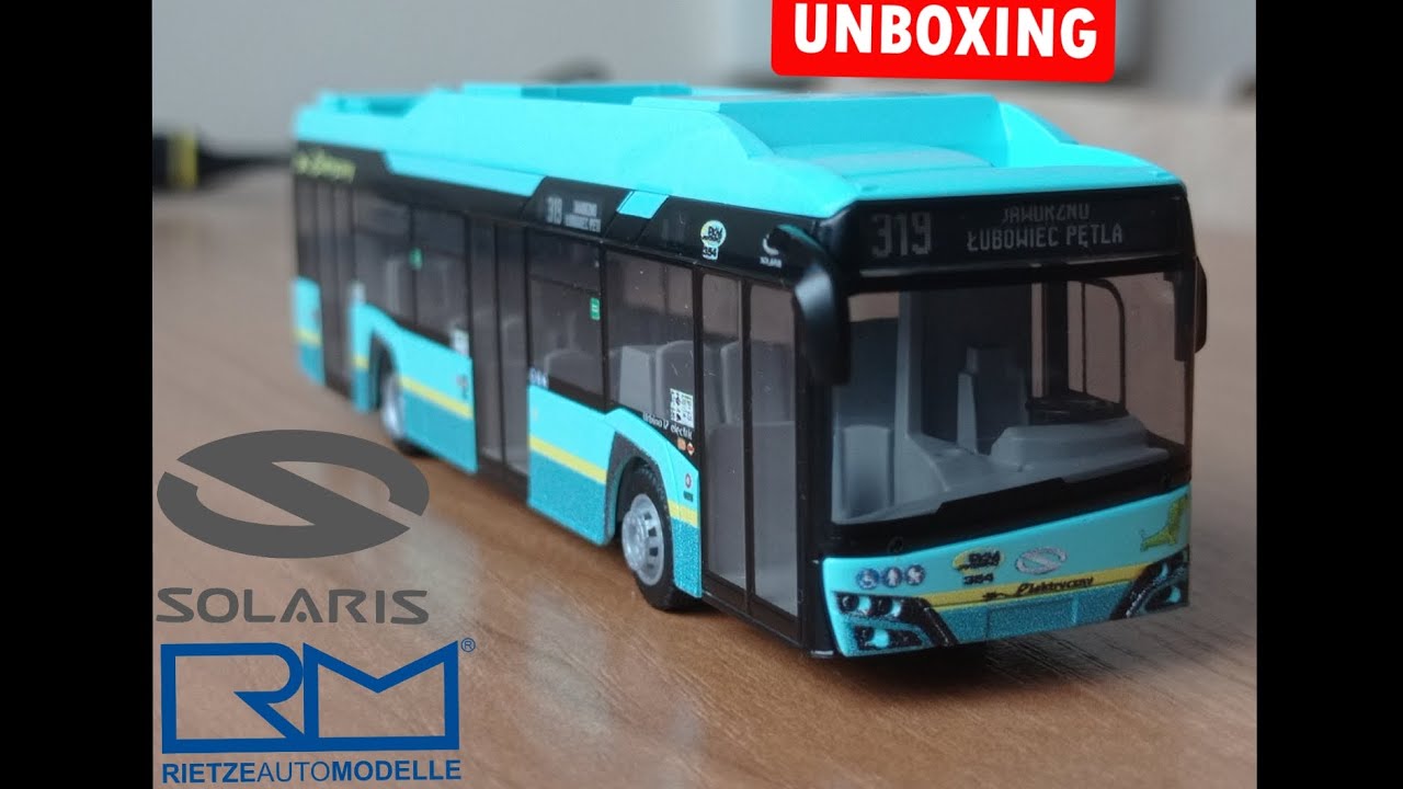Unboxing Solaris Urbino 12 Electric 1:87 scale model ReitzeAutoModelle