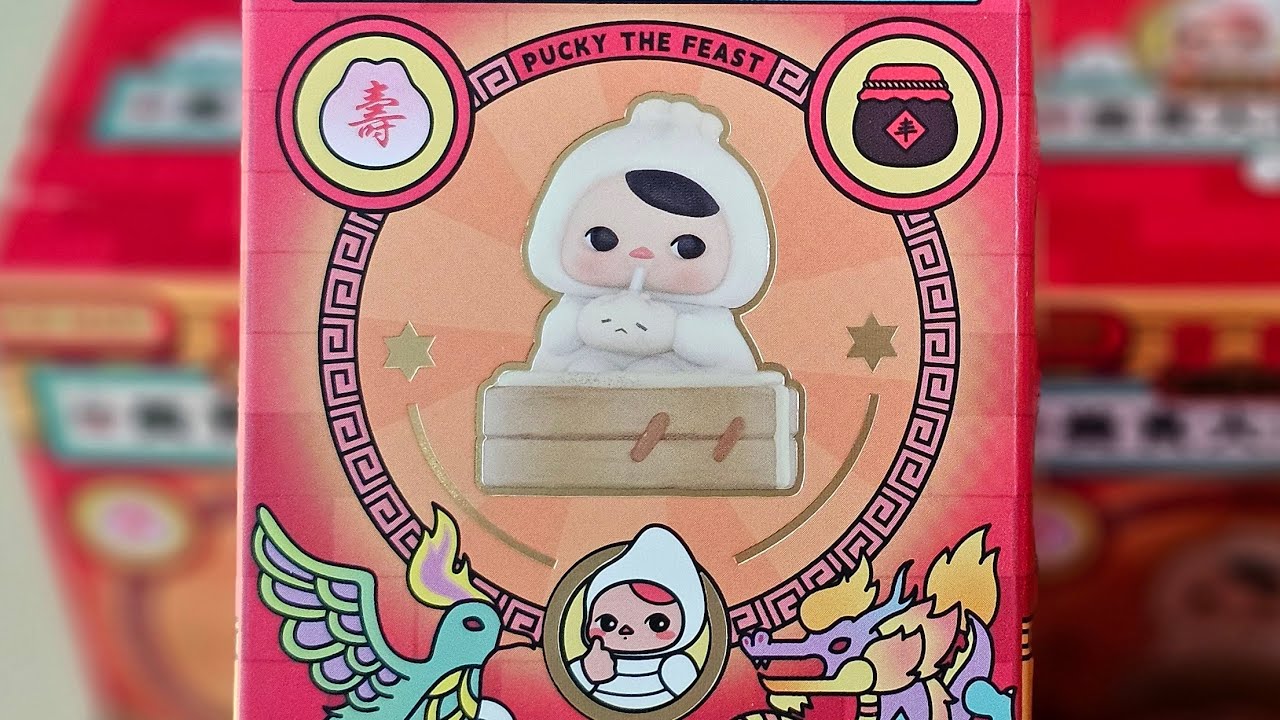 🍜 Pop Mart Pucky: The Feast, blind box case!