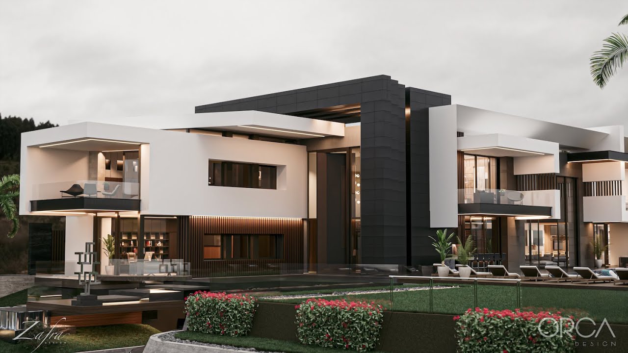 Incredible Contemporary Home with Underground Car Showroom by ORCA Design & Zafra Arquitectos