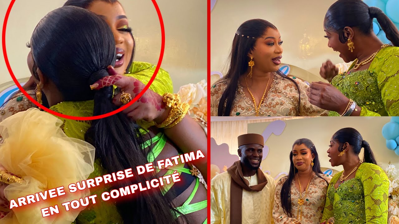 Oh Arrive de Mame Diarra Première Femmes de Souhibou en tout Complicité avec Fatima devant son marie
