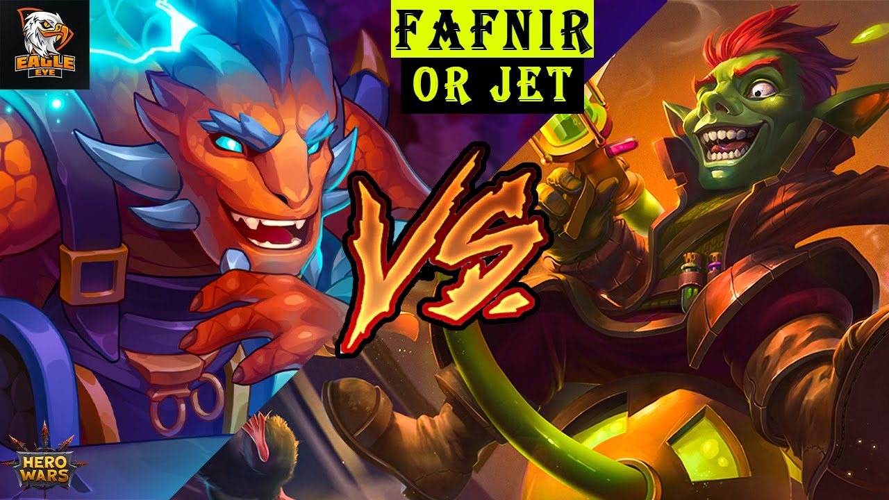Jet vs Fafnir Comparison 😲 - Who Is More Powerful? | Hero Wars Mobile