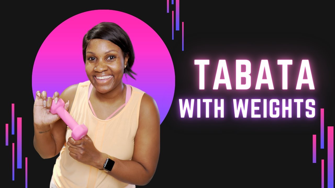Tabata Walking Workout with Weights | Tabata Cardio at Home | Moore2Health