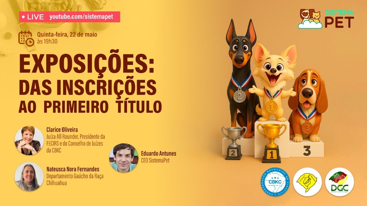 Exposições de Raça Pura: Das Inscrições ao Primeiro Tìtulo