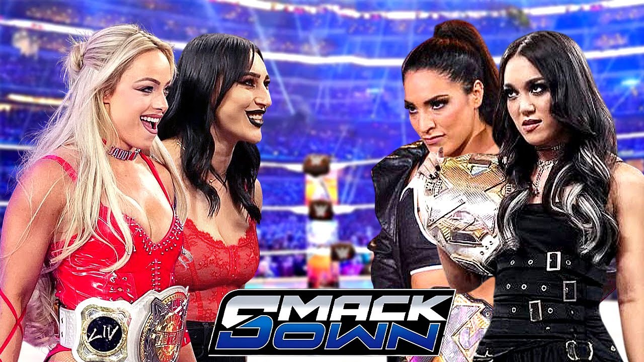 Full Match Rhea Ripley & Liv Morgan vs Roxanne Perez & Raquel Rodriguez | WWE SMACKDOWN