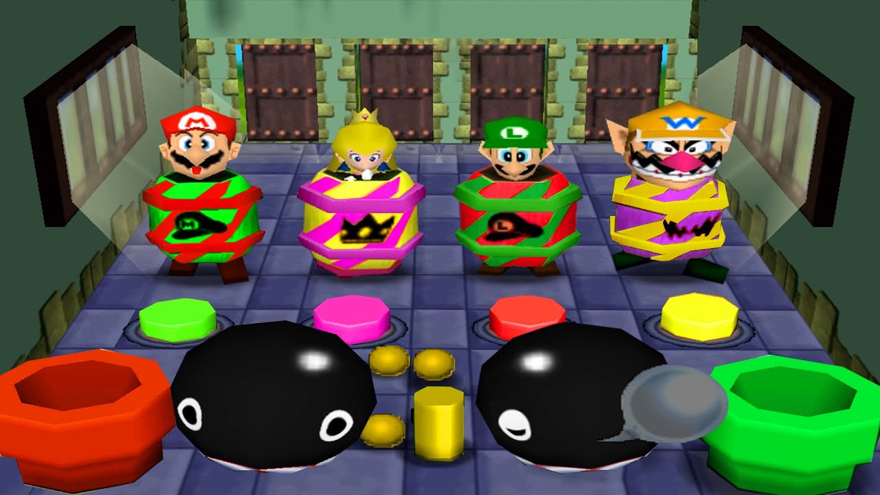 【マリオパーティ1+2+3】すべてのサバイバルミニゲーム (CPU最強 たつじん)