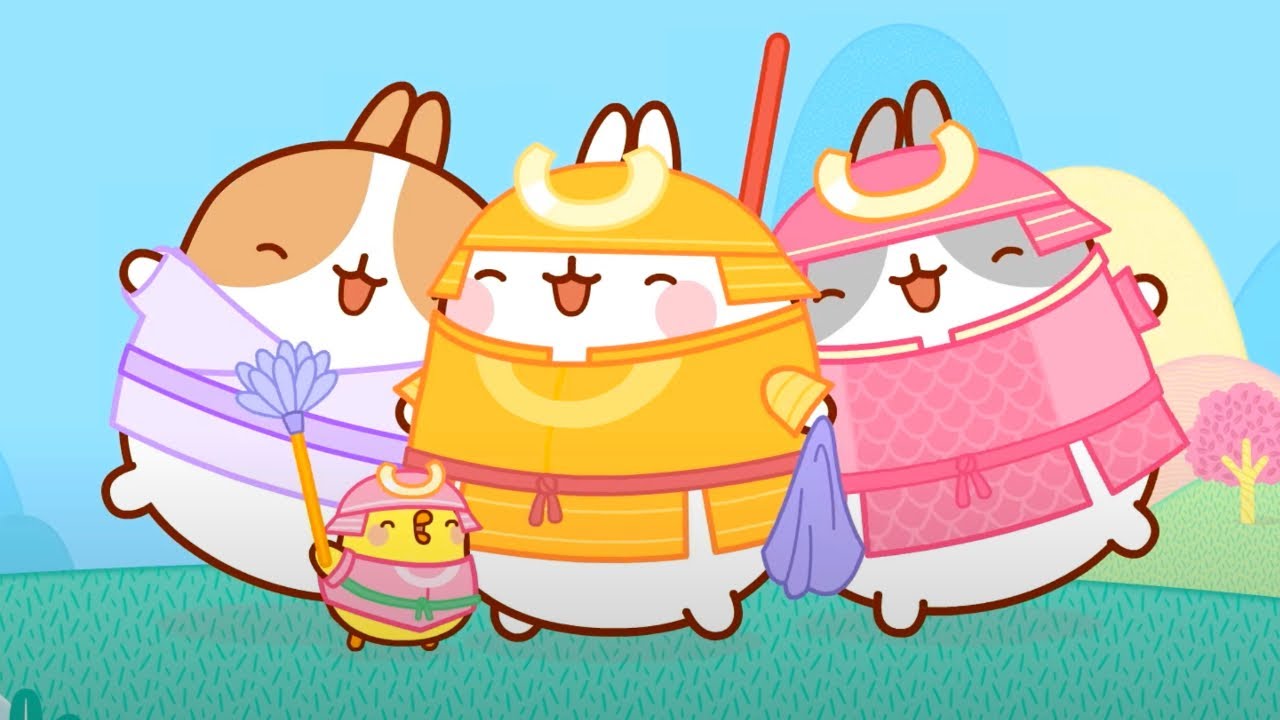The Samurai 🥋😂 Molang - Full Episode 🌸 Toon Mania - Princess World