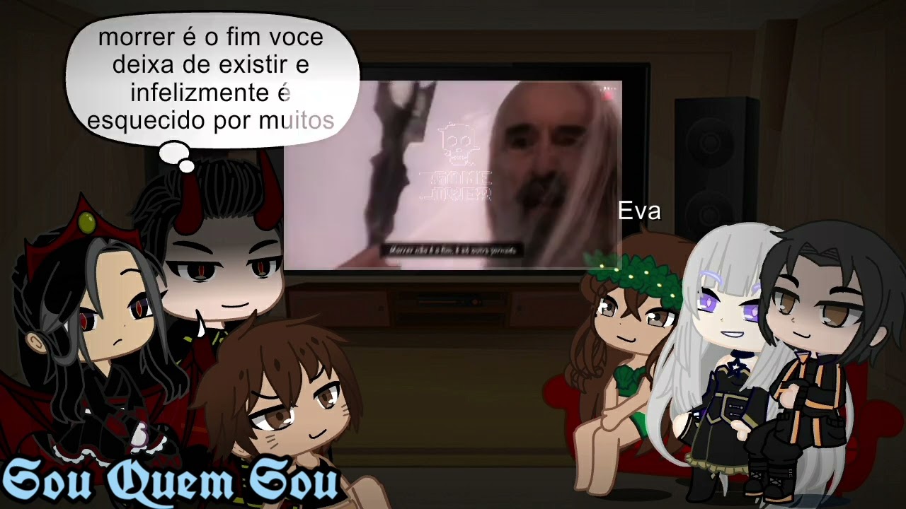 Personagens do Novo Mundo reagindo ao Rap dos Feiticeiros do All Place Br