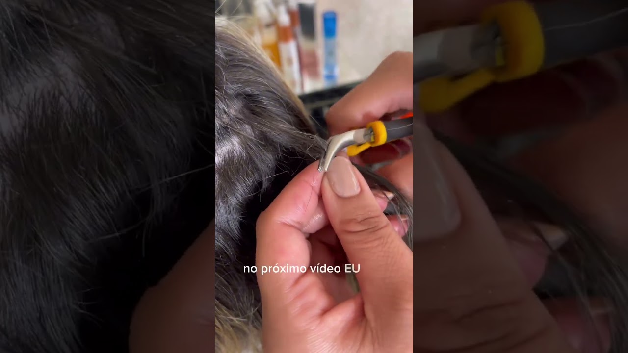 Como remover o mega hair micro c&aacute;psula de queratina
