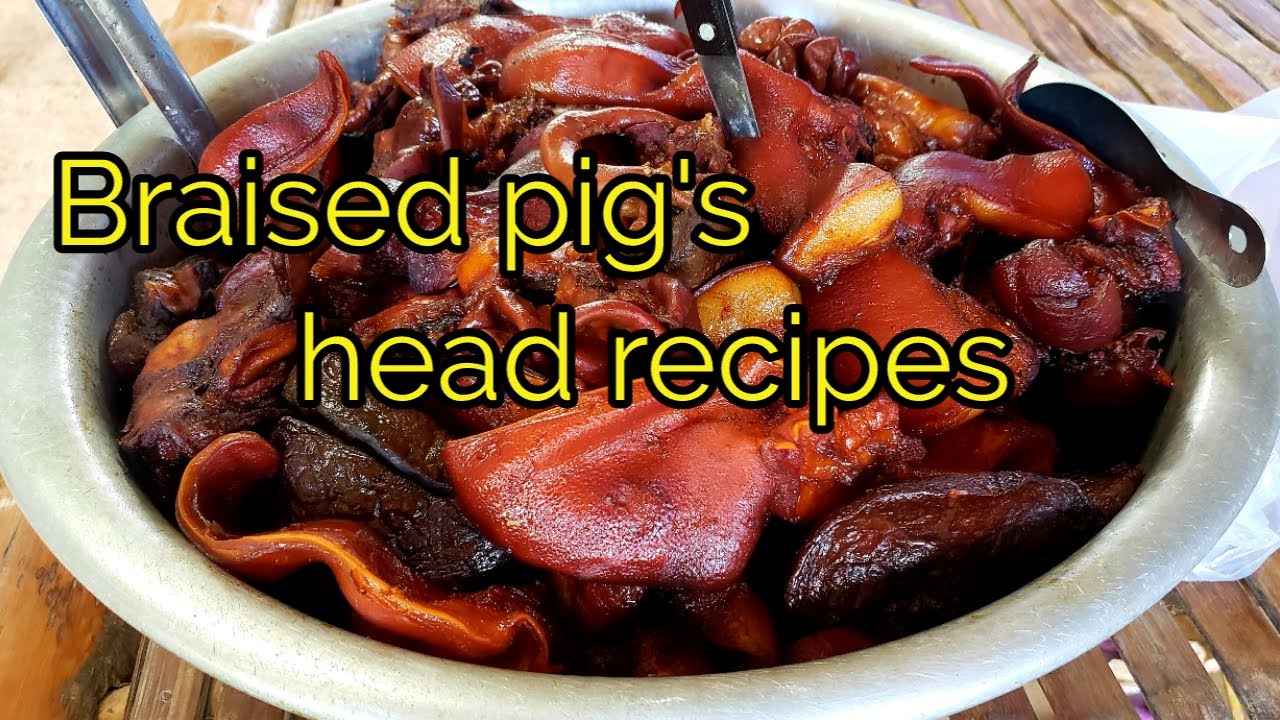 How to cook braised pig's head recipes|simple lifestyle
