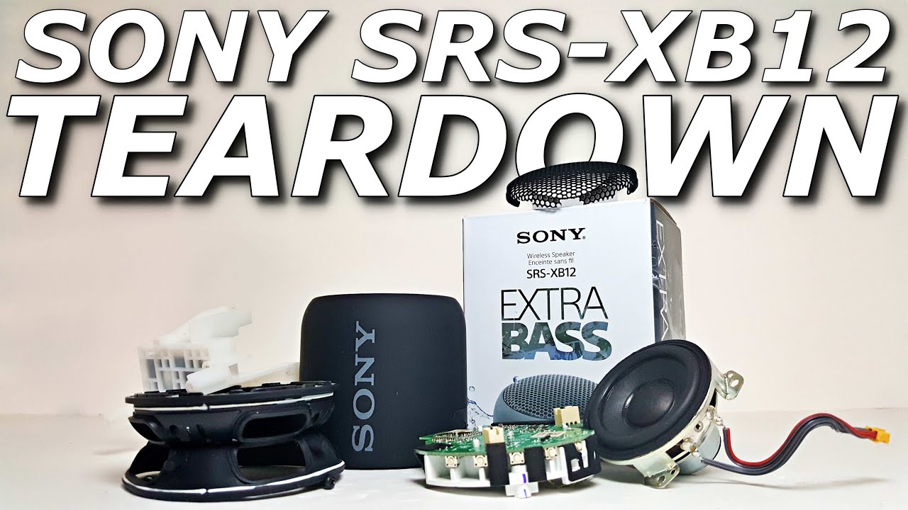 SONY SRS-XB12 COMPLETE TEARDOWN