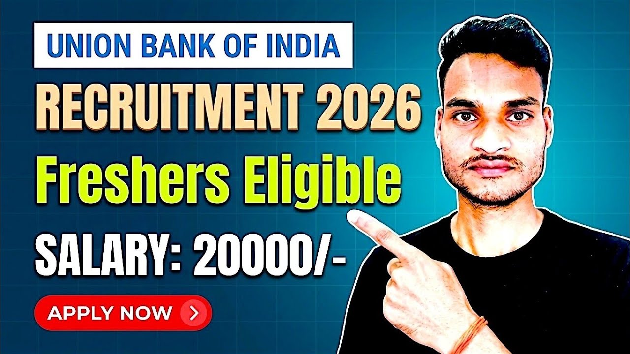 Union Bank of India Recruitment 2026 🚨| Union Bank Job Vacancy 2026 | Banking Job Vacancy May 2026