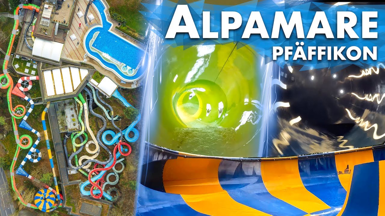 All Water Slides at Alpamare Pfäffikon | 4K Onride POV