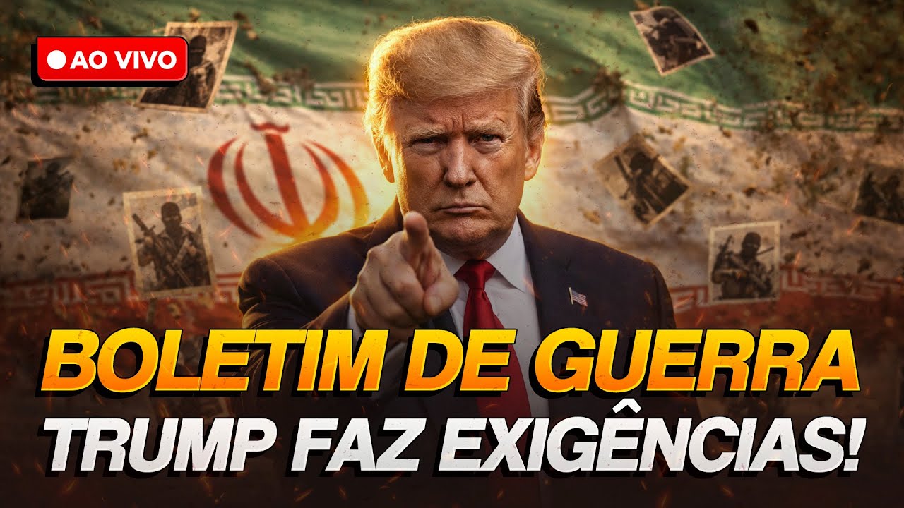 🔥 Trump faz novo discurso e novas exigências aos iranianos | Crise EUA x Irã #09
