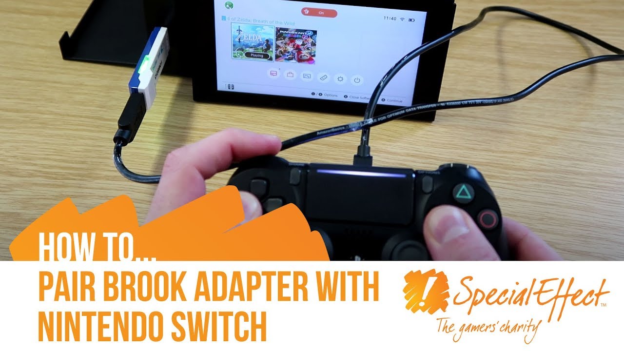 How to pair a Brook Adapter with a Nintendo Switch