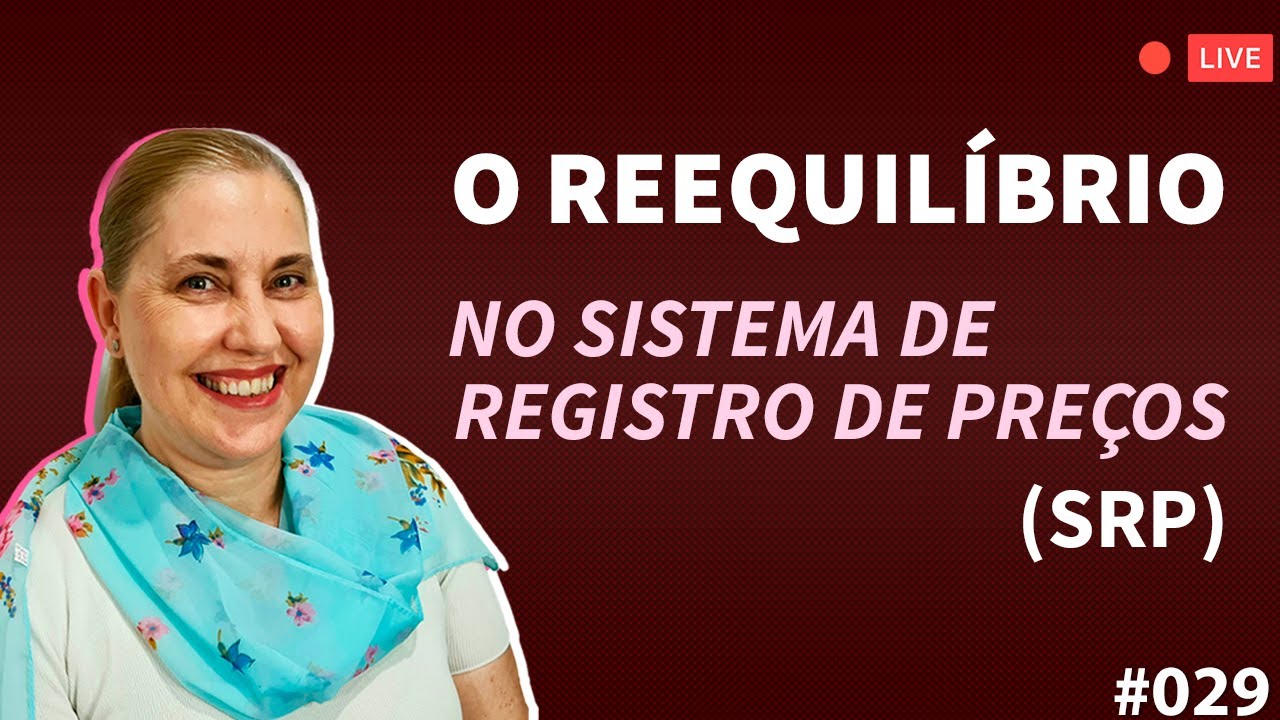 Como fica o REF(reequilíbrio econômico-financeiro) no sistema de registro de preços?