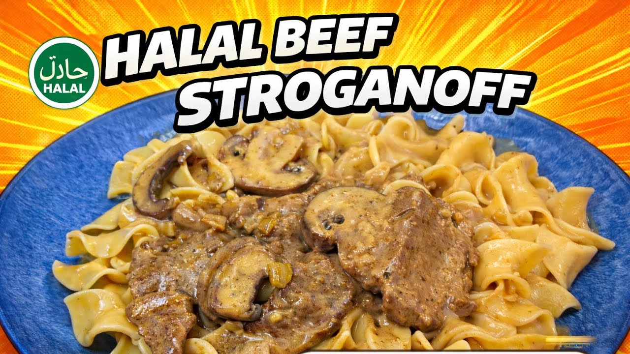 Halal Beef Stroganoff Easy Recipe 