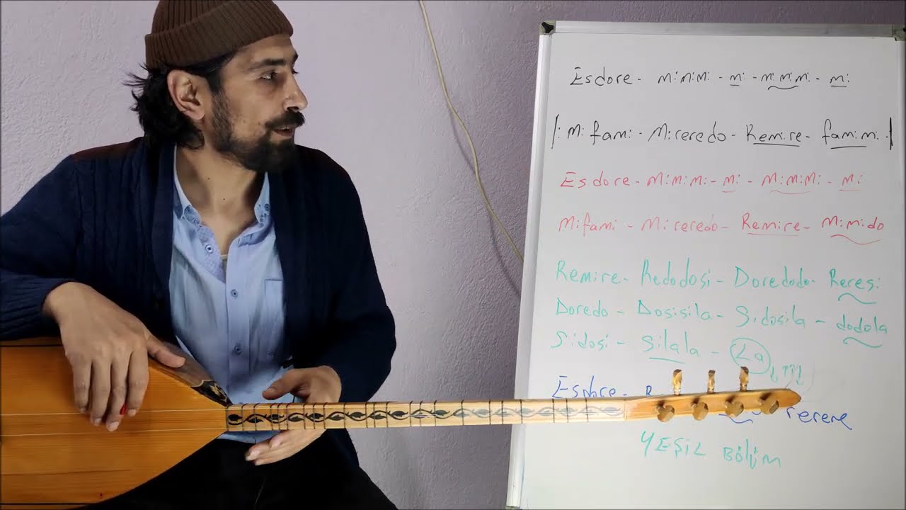 Yürüyorum Dikenlerin Üstünde Uzun Sap Bağlama Solfej Dersi - Ahmet SARI