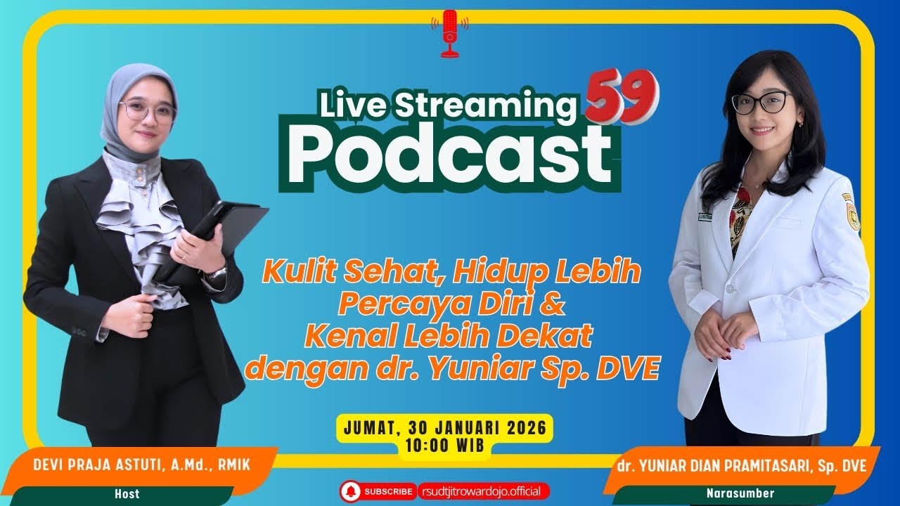 🔴Live Obras Cinta#59 Kulit Sehat, Hidup Lebih Percaya Diri By dr Yuniar Sp. DVE