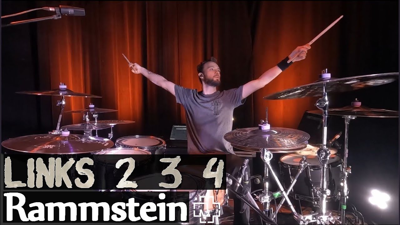 Links 2 3 4 - Rammstein ///  Drum Cover (2022 live vers.)