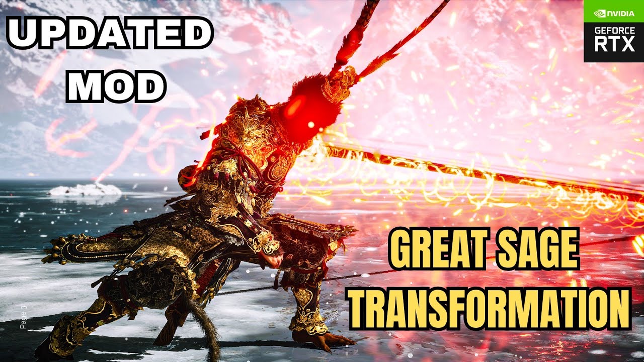 Updated Great Sage Transformation Is Even Better Godlike | Mod Showcase | Black Myth Wukong PC