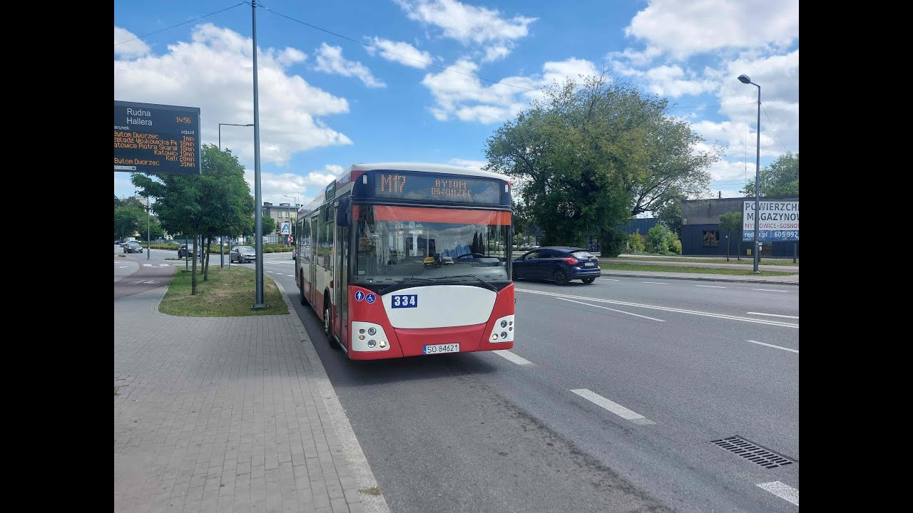 ZTM Katowice (PKM Sosnowiec) @ Jelcz M121I/3 #334 [-], Linia M17